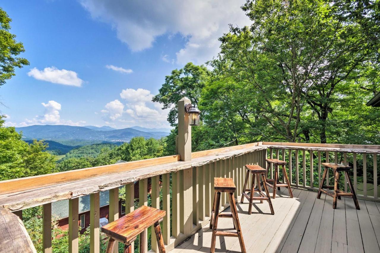 Cabin With Hot Tub And Mountain Views Less Than 5 Mi To Boone Blowing Rock Εξωτερικό φωτογραφία