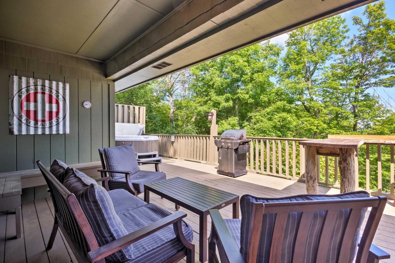 Cabin With Hot Tub And Mountain Views Less Than 5 Mi To Boone Blowing Rock Εξωτερικό φωτογραφία