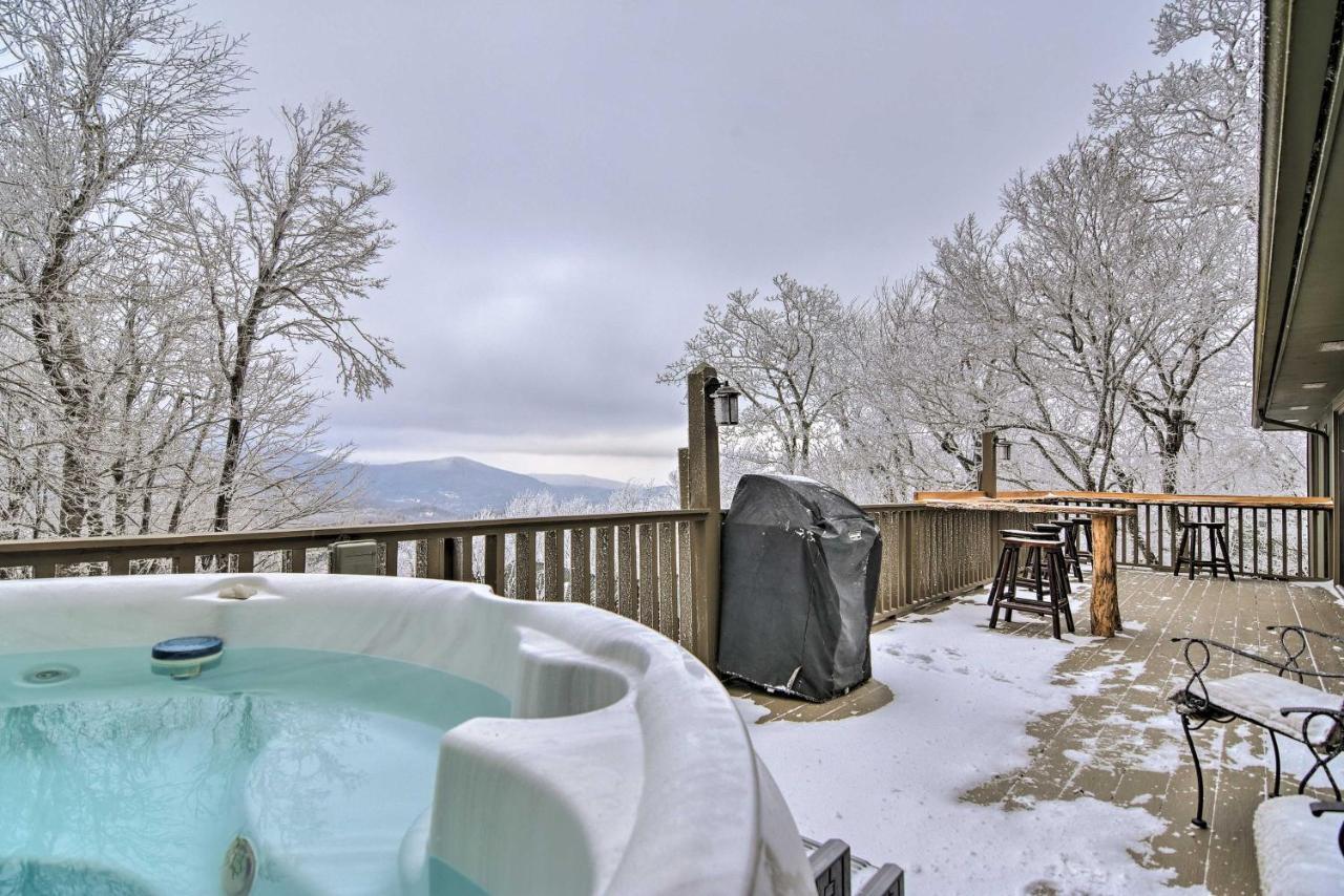 Cabin With Hot Tub And Mountain Views Less Than 5 Mi To Boone Blowing Rock Εξωτερικό φωτογραφία